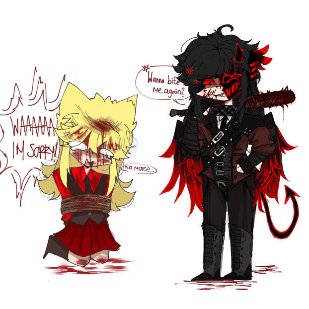 FULLBODY CHIBI + FLAT AND SIMPLE SHADING