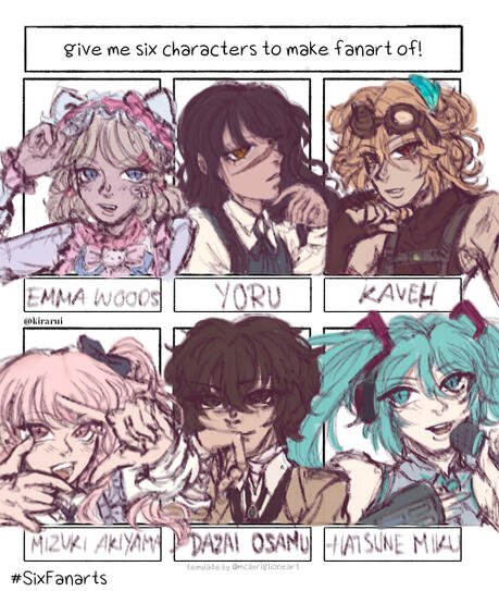 HALFBODY SKETCH + FLAT COLORS